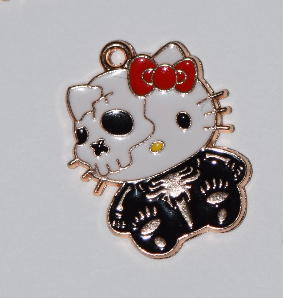 spooky hello kitty charms
