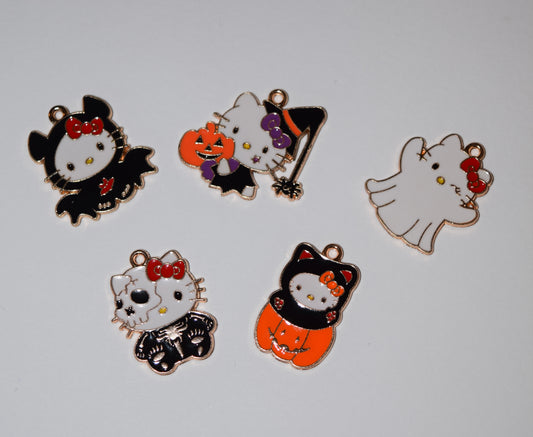 spooky hello kitty charms